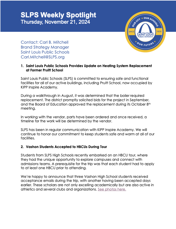 SLPS Spotlight